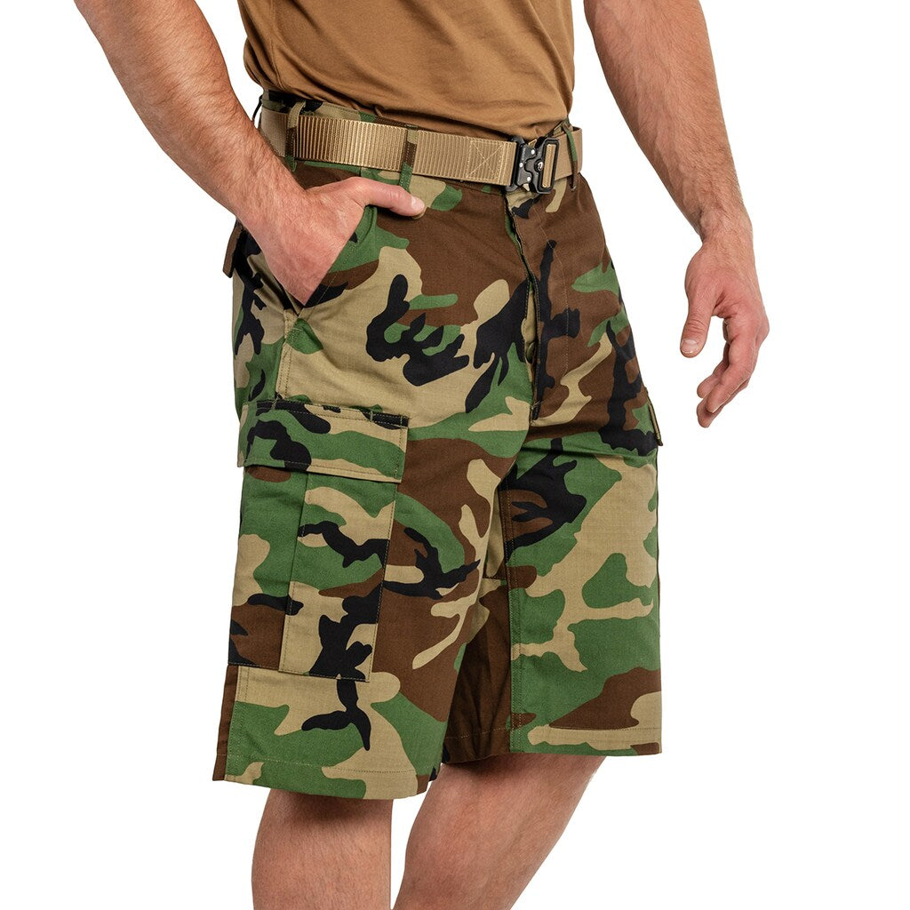 Szorty Helikon BDU PoliCotton Ripstop - US Woodland