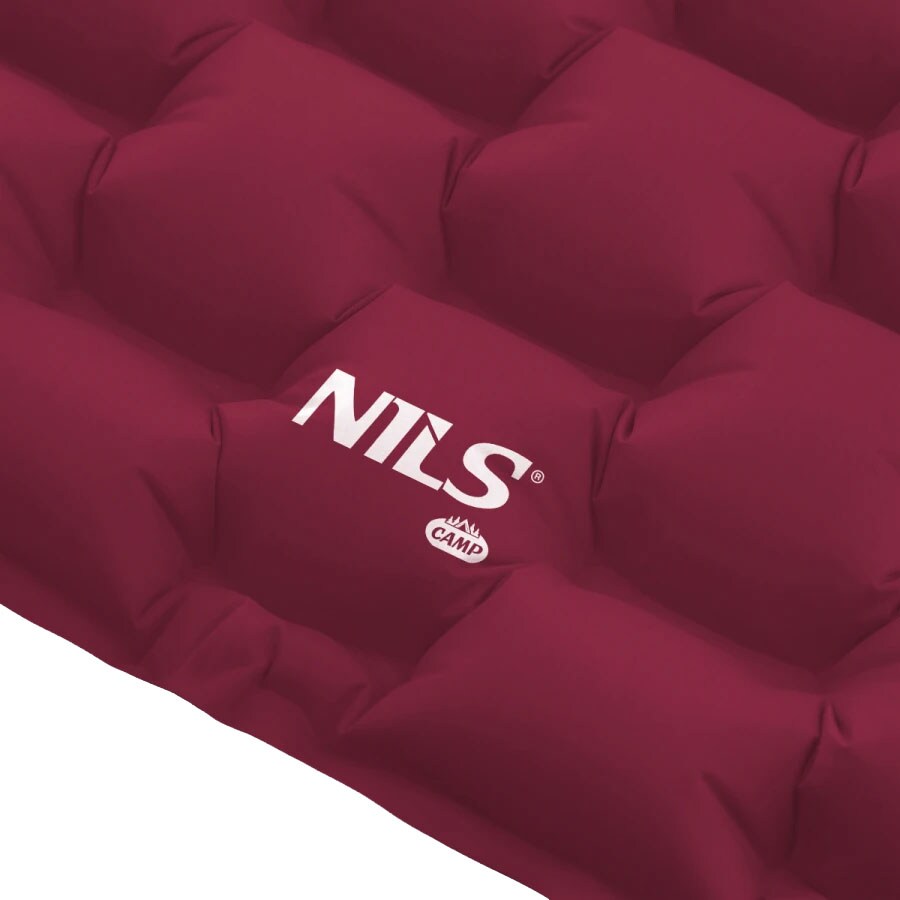 Materac jednoosobowy Nils Camp NC4007 - Bordowy