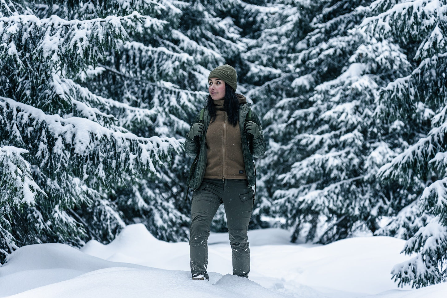 Polar damski Helikon Cumulus Heavy Fleece - Coyote