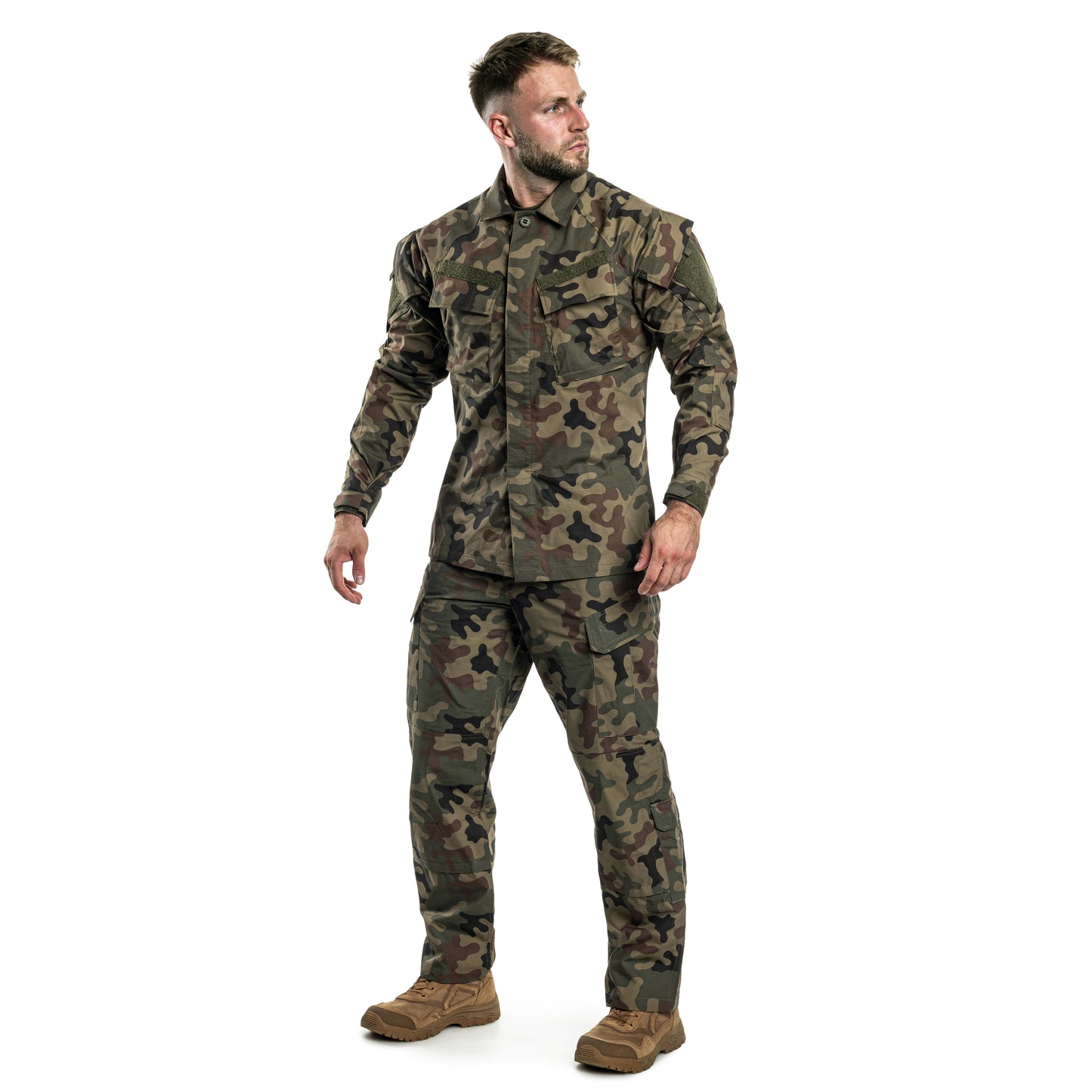 Bluza Helikon Raid Polycotton Stretch Rip-Stop - wz.93 Pantera PL Woodland