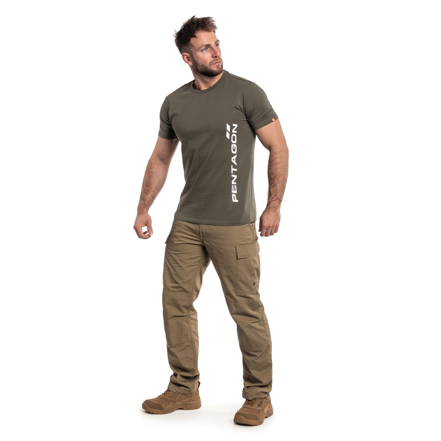 Koszulka T-shirt Pentagon Ageron "Vertical" - Olive
