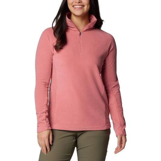 Polar damski Columbia Glacial IV Half Zip - Pink Agave