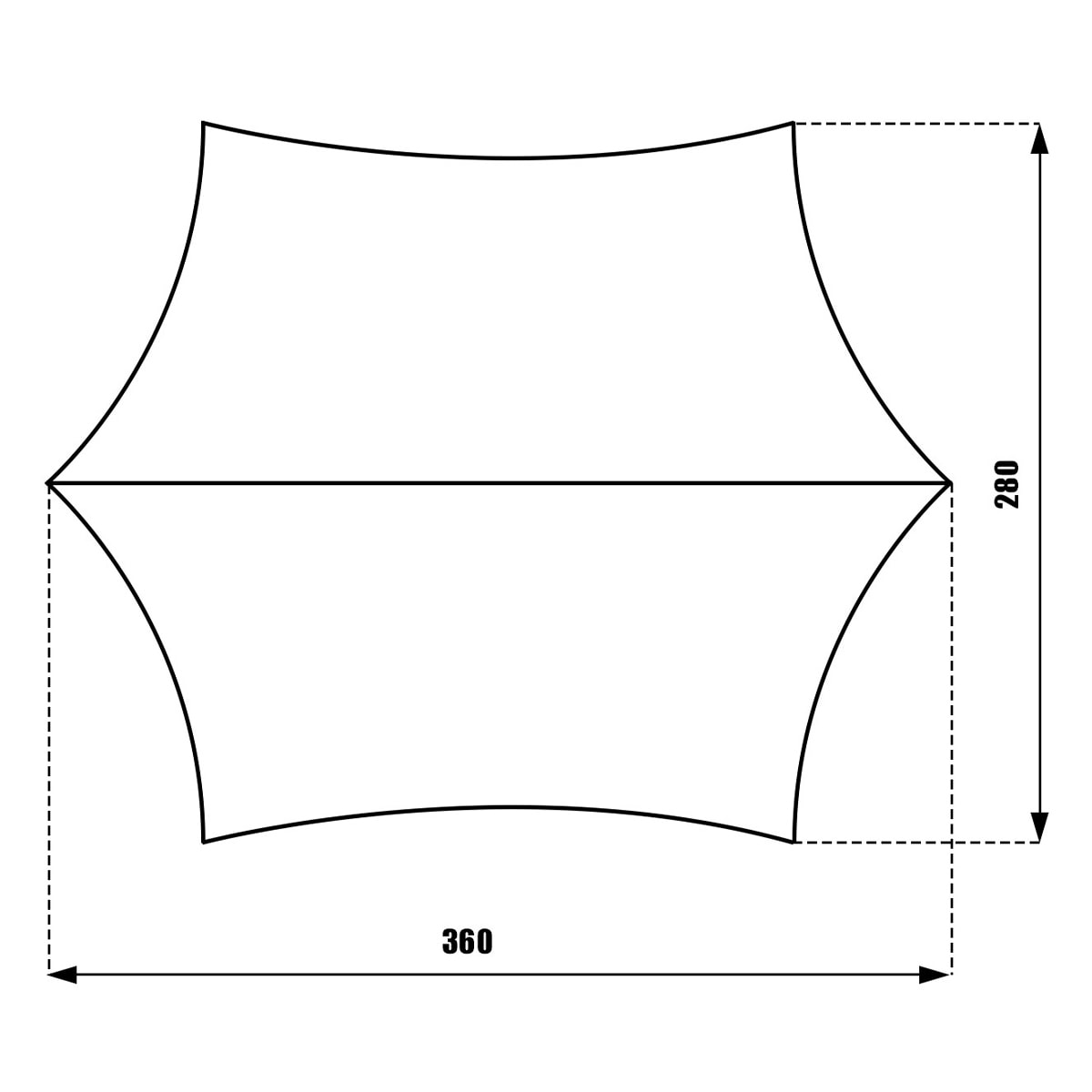 Płachta biwakowa TigerWood Termo Tarp StingRay 3,6 x 2,8 m - Black