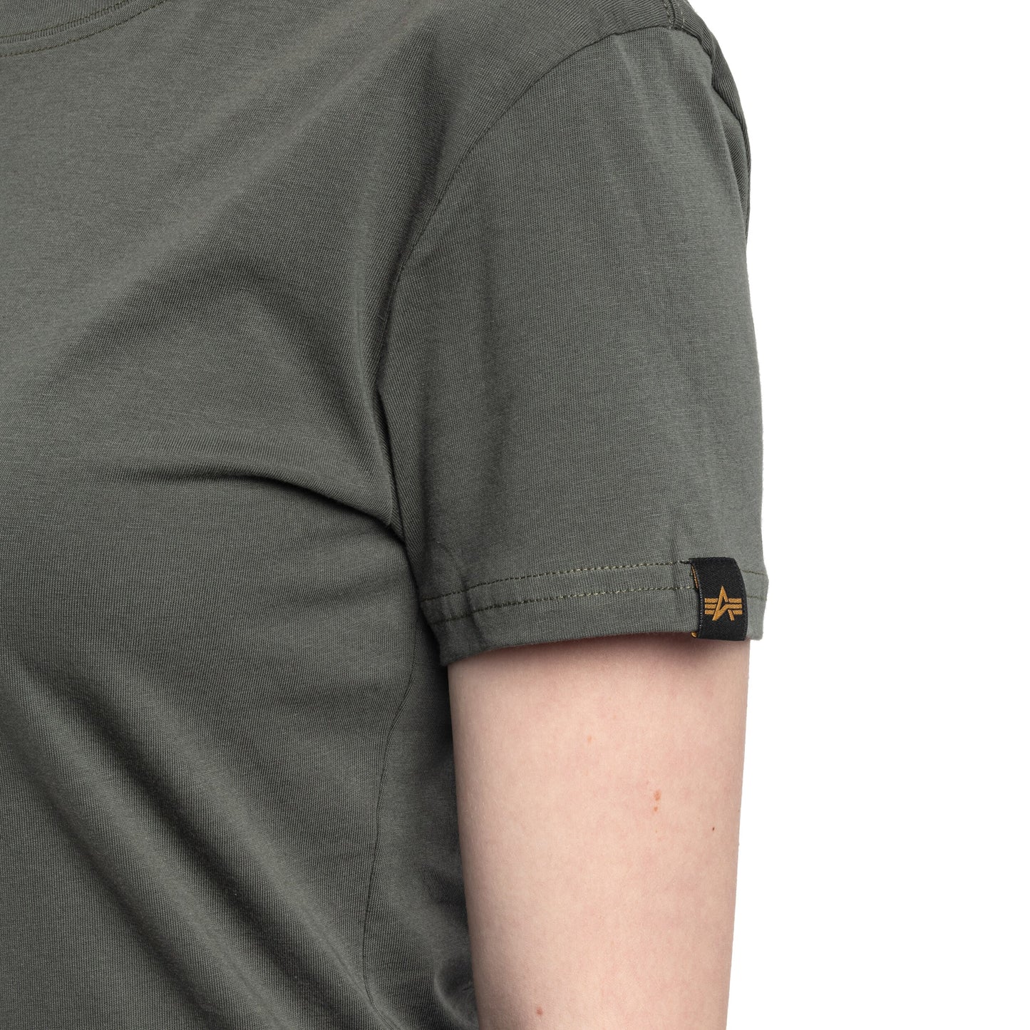 Koszulka T-Shirt damska Alpha Industries New Basic - Dark Olive