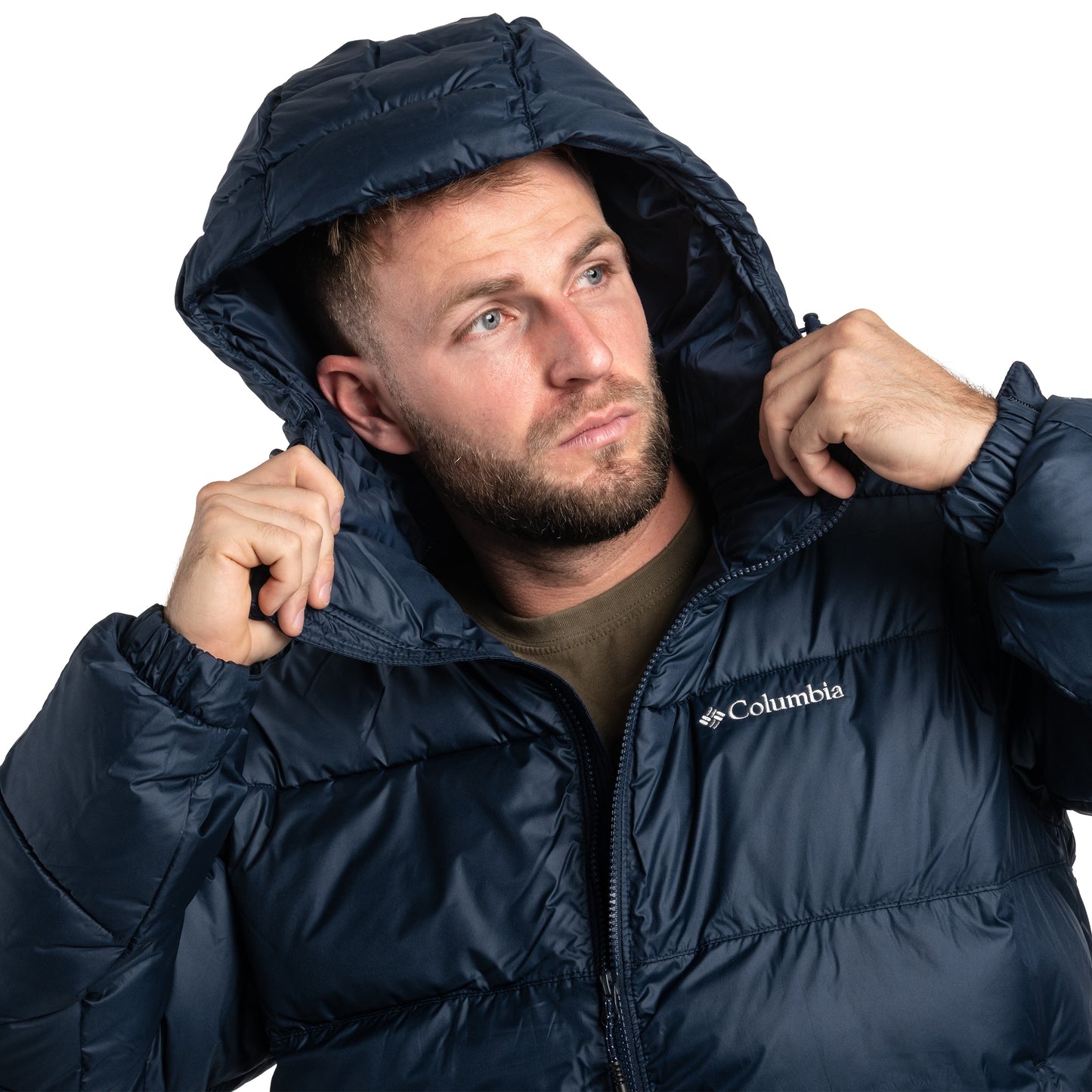 Kurtka Columbia Pike Lake II Hooded - Collegiate Navy