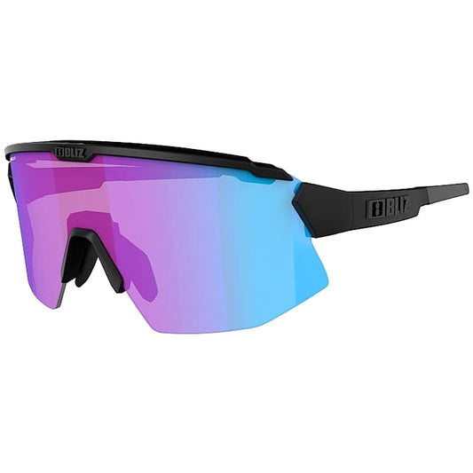 Okulary Bliz Breeze - Matt Black/Rose Violet Blue/Brown Silver