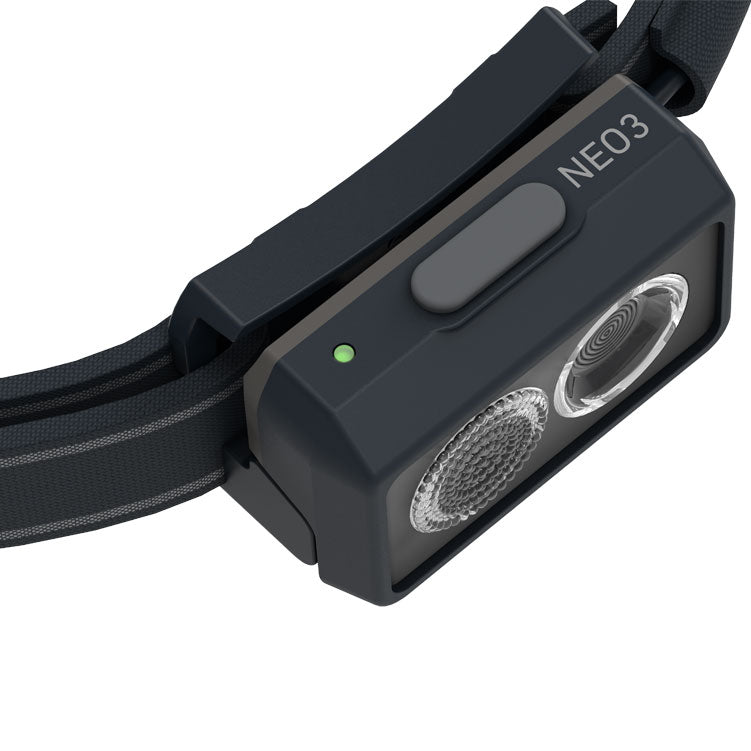 Latarka czołowa Ledlenser Neo 3 Black/Gray - 400 lumenów