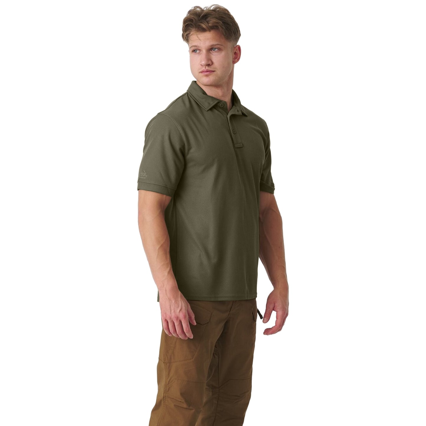 Koszulka termoaktywna Polo Helikon UTL TopCool - Olive Green