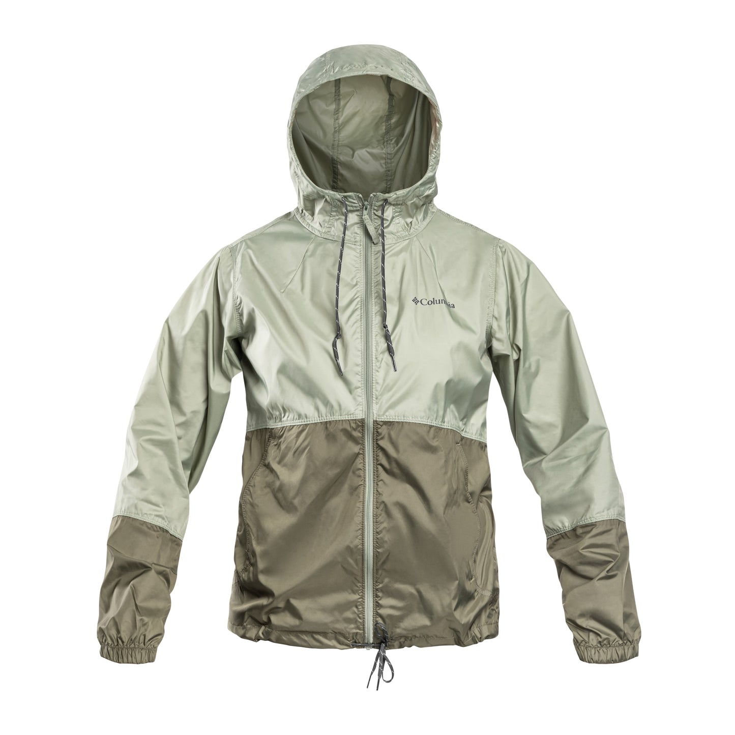 Kurtka damska Columbia Flash Forward II Hooded Windbreaker - Safari/Stone Green