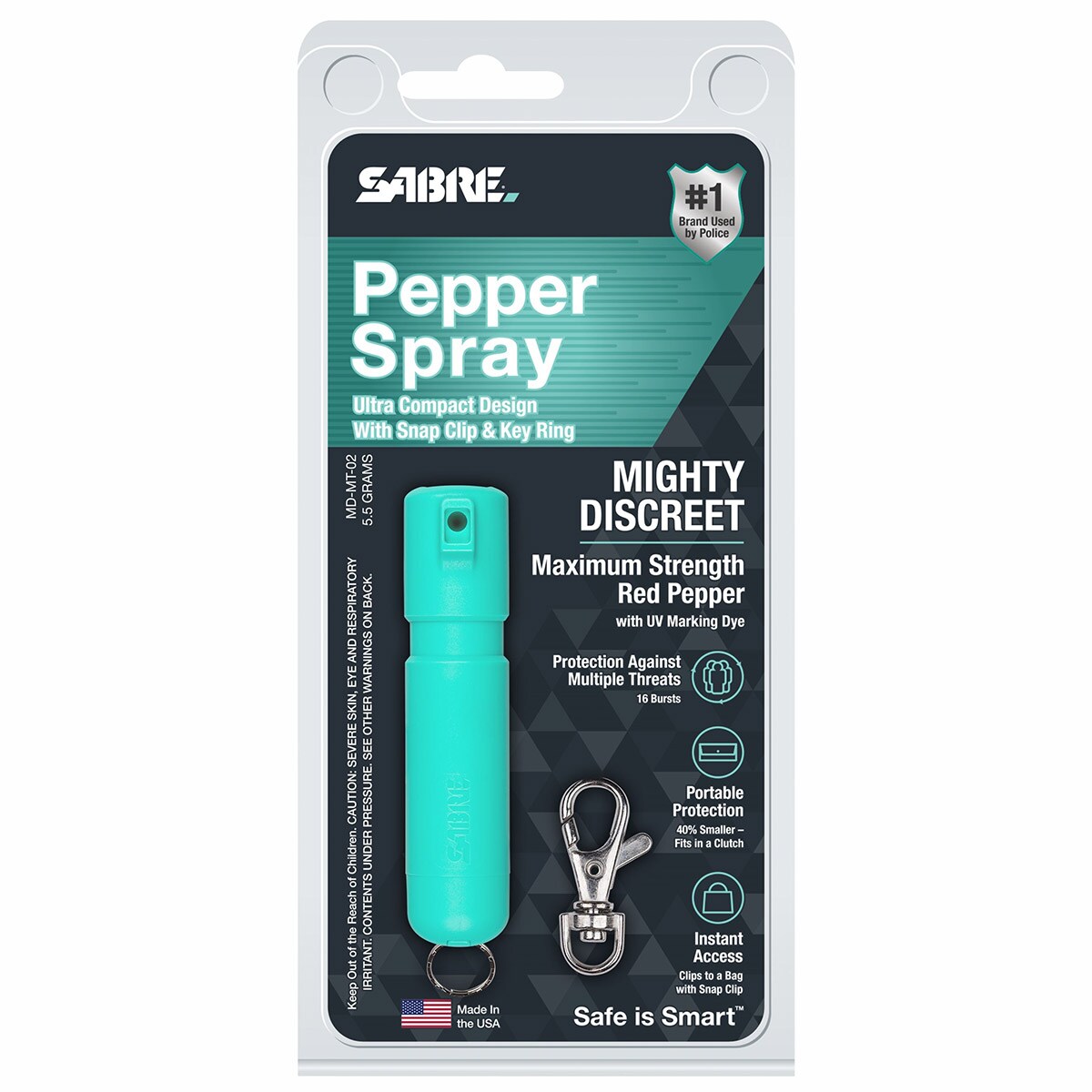 Gaz pieprzowy Sabre Red Mighty Discreet - 10 ml strumień - Mint