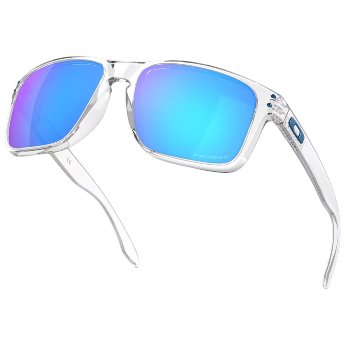 Okulary przeciwsłoneczne Oakley Holbrook XL - Polished Clear Frame/Prizm Sapphire Polarized Lenses