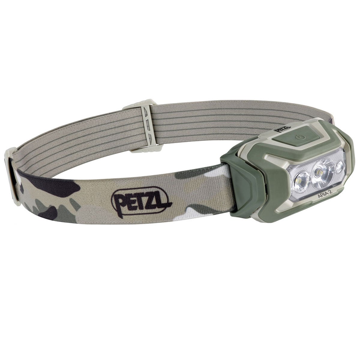 Latarka czołowa Petzl Aria 2 RGB Camo - 450 lumenów