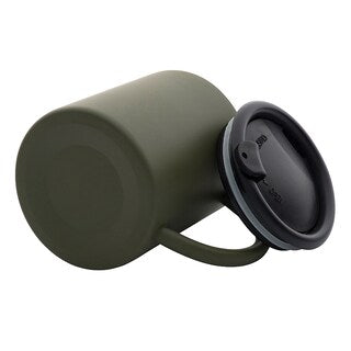 Kubek termiczny M-Tac z pokrywką 280 ml - Olive