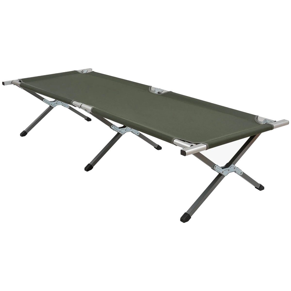 Łóżko polowe składane Highlander Outdoor Olive - 190 x 64 cm