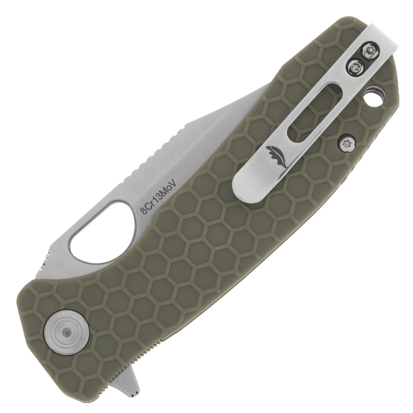 Nóż składany Honey Badger Clip-Point Medium 8Cr13MoV - Green