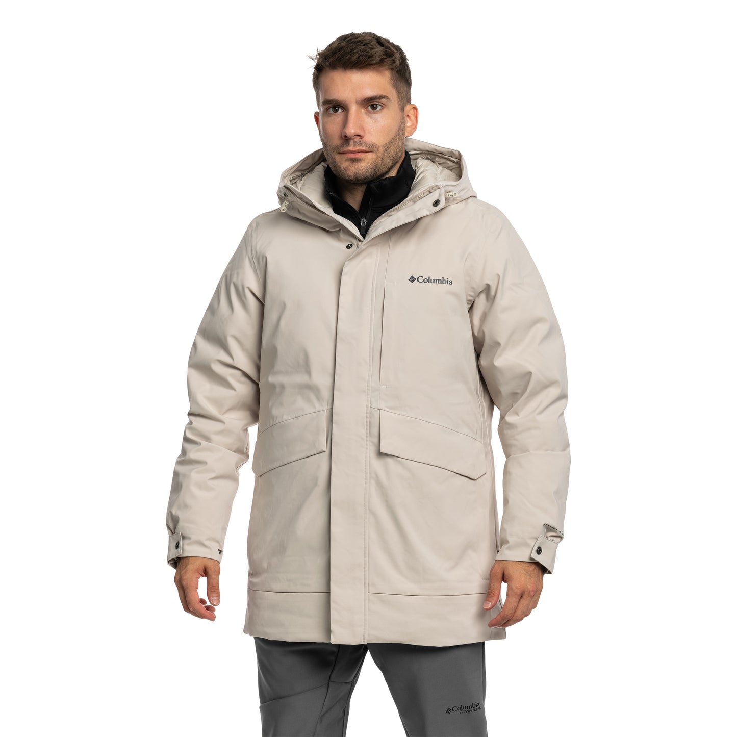 Kurtka Columbia Street Heights Waterproof Down Parka - Dark Stone