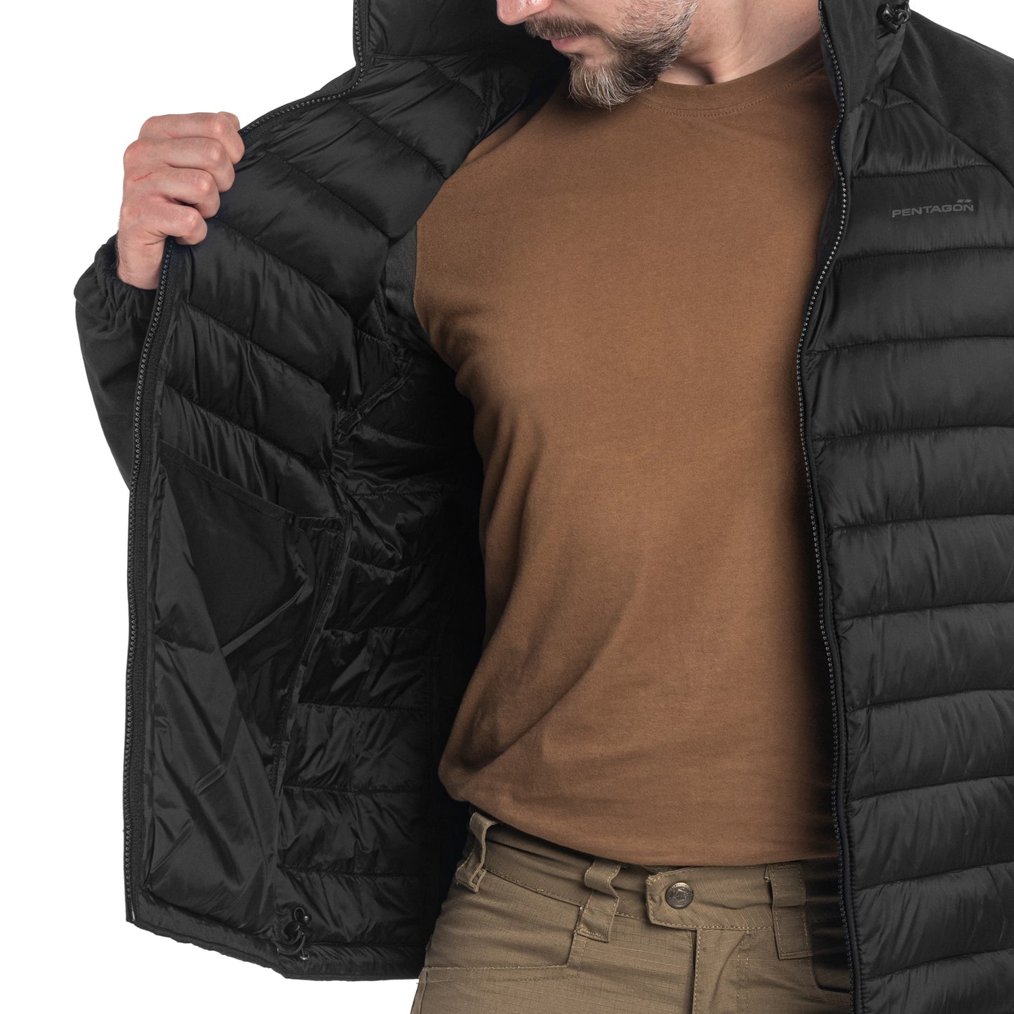 Kurtka Pentagon Neutron Hybrid Jacket - Black