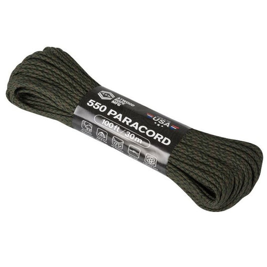Linka Atwood Rope MFG 550 Paracord Color Changing Patterns 30 m - Covert