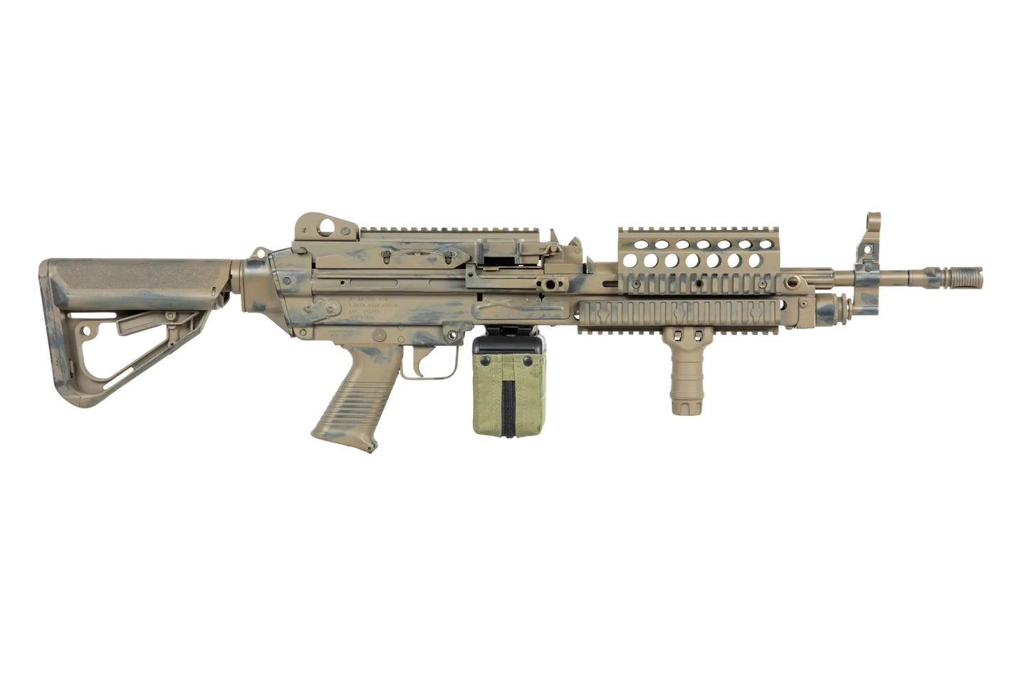 Karabin maszynowy AEG A&K MK46 MOD 0 Battleworn - Flat Dark Earth