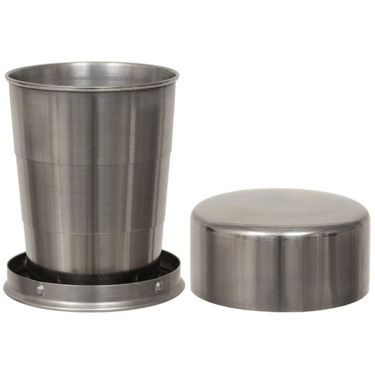 Składany kubek stalowy MFH Telescope - 150 ml