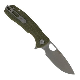 Nóż składany Honey Badger Drop-Point Flipper Medium 8Cr13MoV - Green