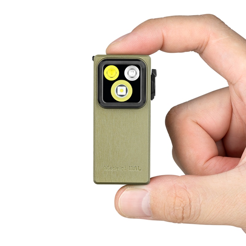 Latarka akumulatorowa Olight Oclip Ultra Olive Green - 530 lumenów