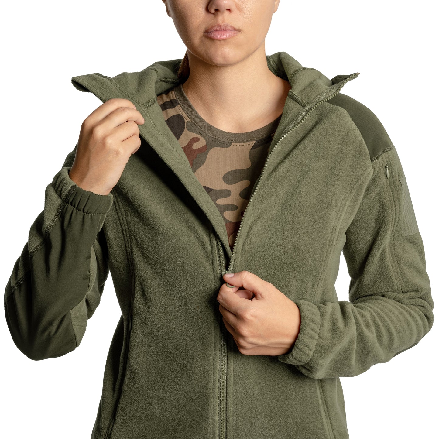 Polar damski Helikon Cumulus Heavy Fleece - Taiga Green