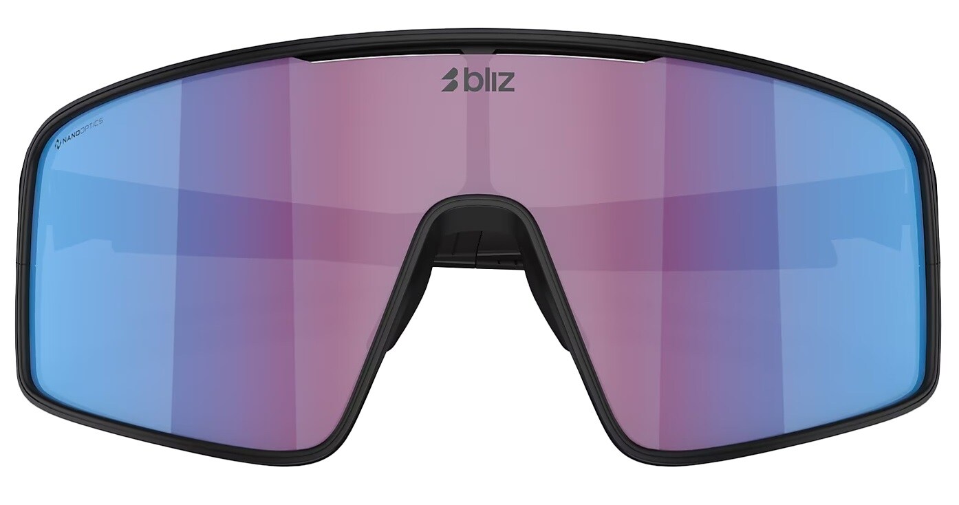 Okulary przeciwsłoneczne Bliz P001 XL - Matte Black/Rose/Violet Mirror Blue