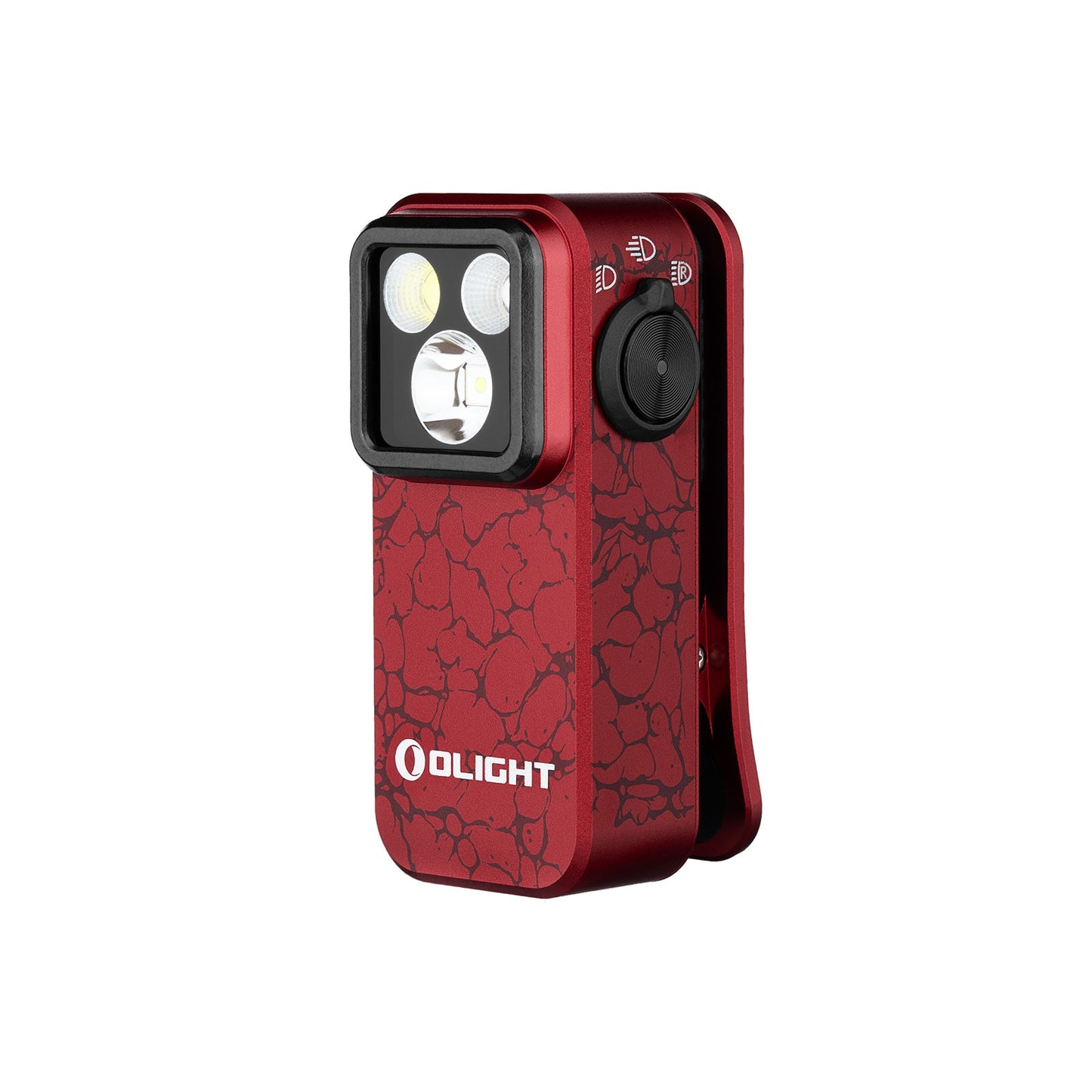 Latarka akumulatorowa Olight Oclip Pro Molten Lava - 500 lumenów