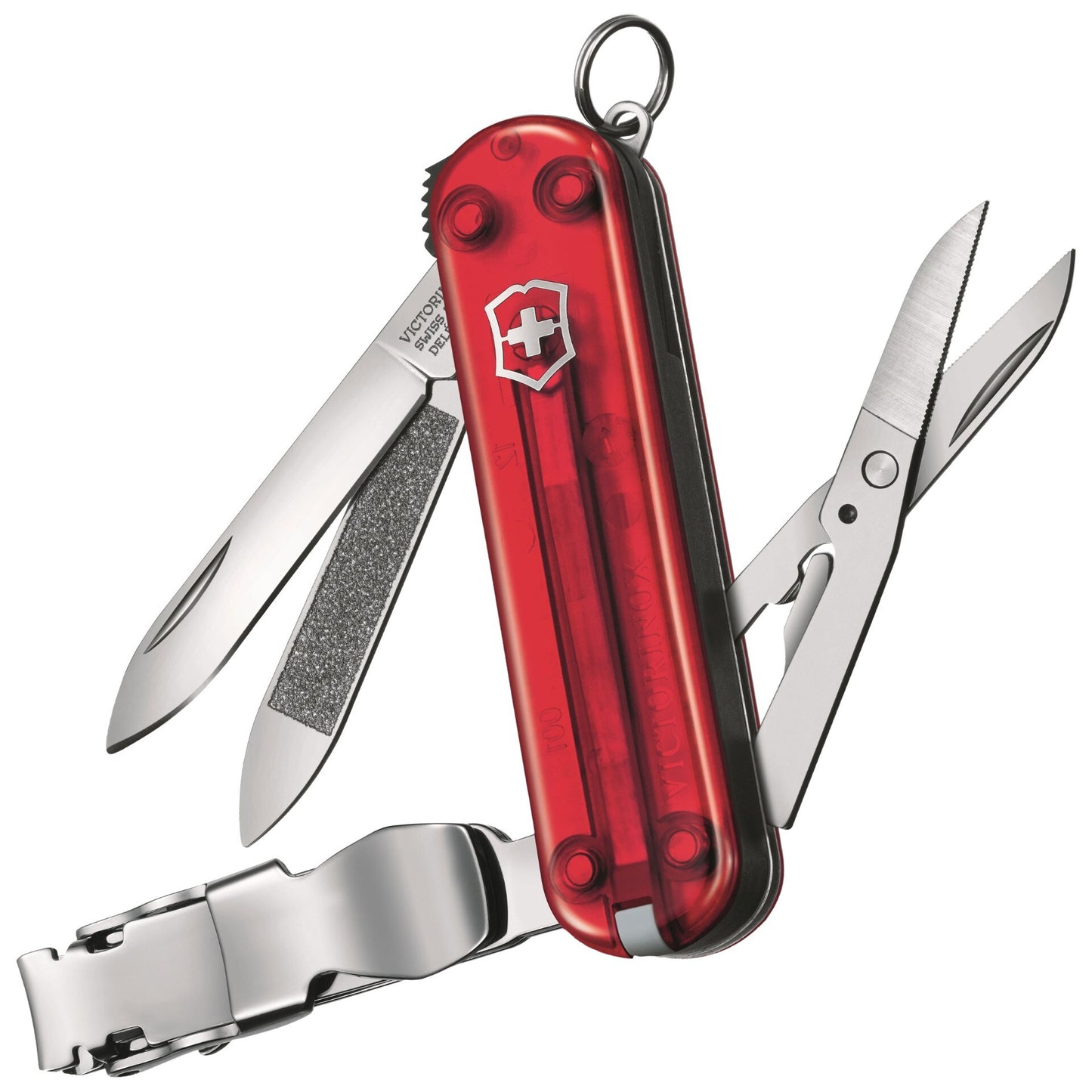 Scyzoryk Victorinox Nail Clip 580 - Transparent Red