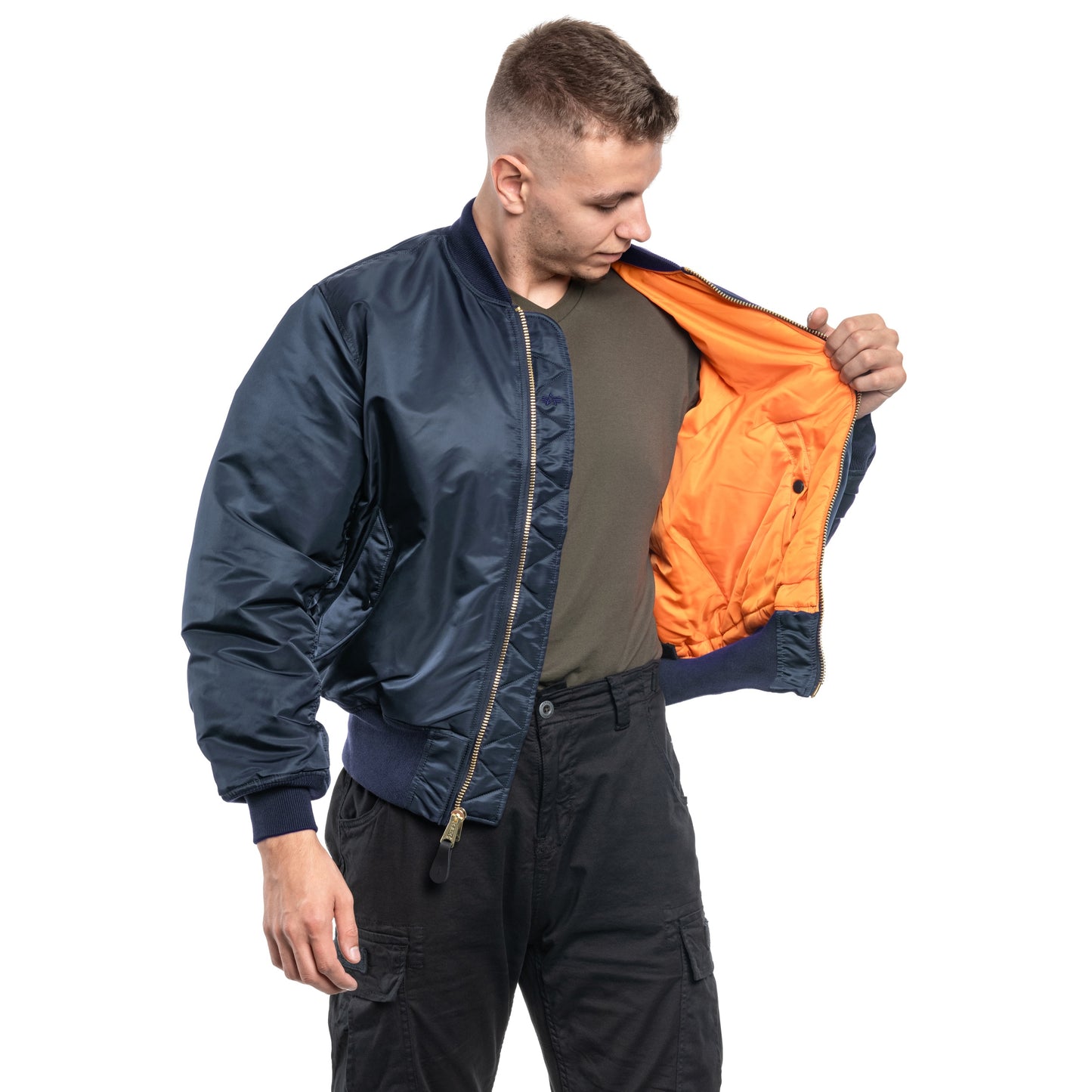 Kurtka Alpha Industries MA-1 Heritage - Replica Blue