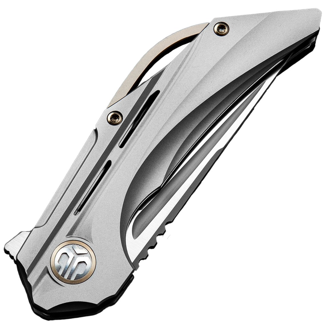 Nóż składany Bestech Knives Vigil - Satin Blade/Grey Titanium