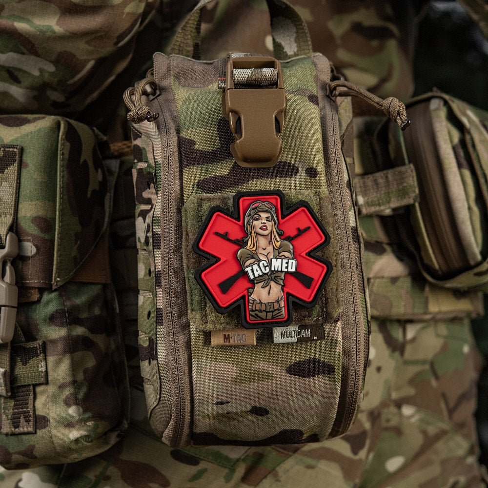Naszywka M-Tac Tacmed PVC - Olive