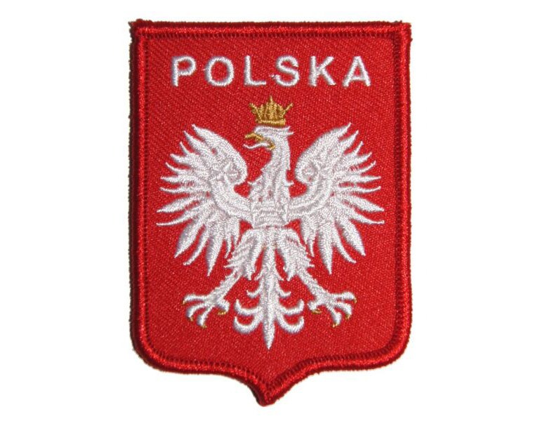 Emblemat "Godło RP" z napisem Polska