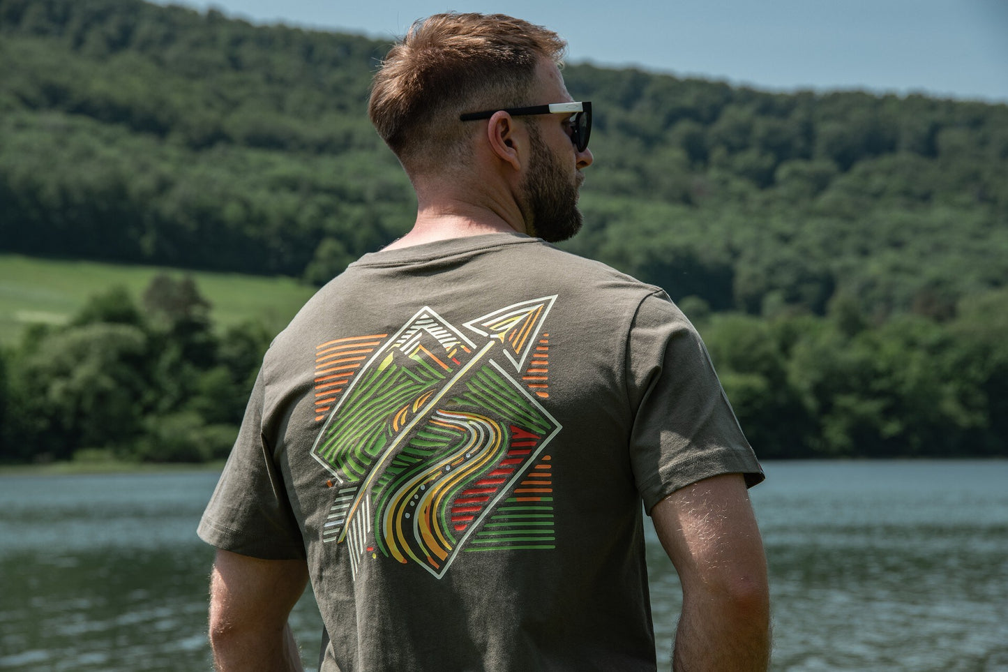 Koszulka T-shirt Voyovnik Trail Arrow - Olive