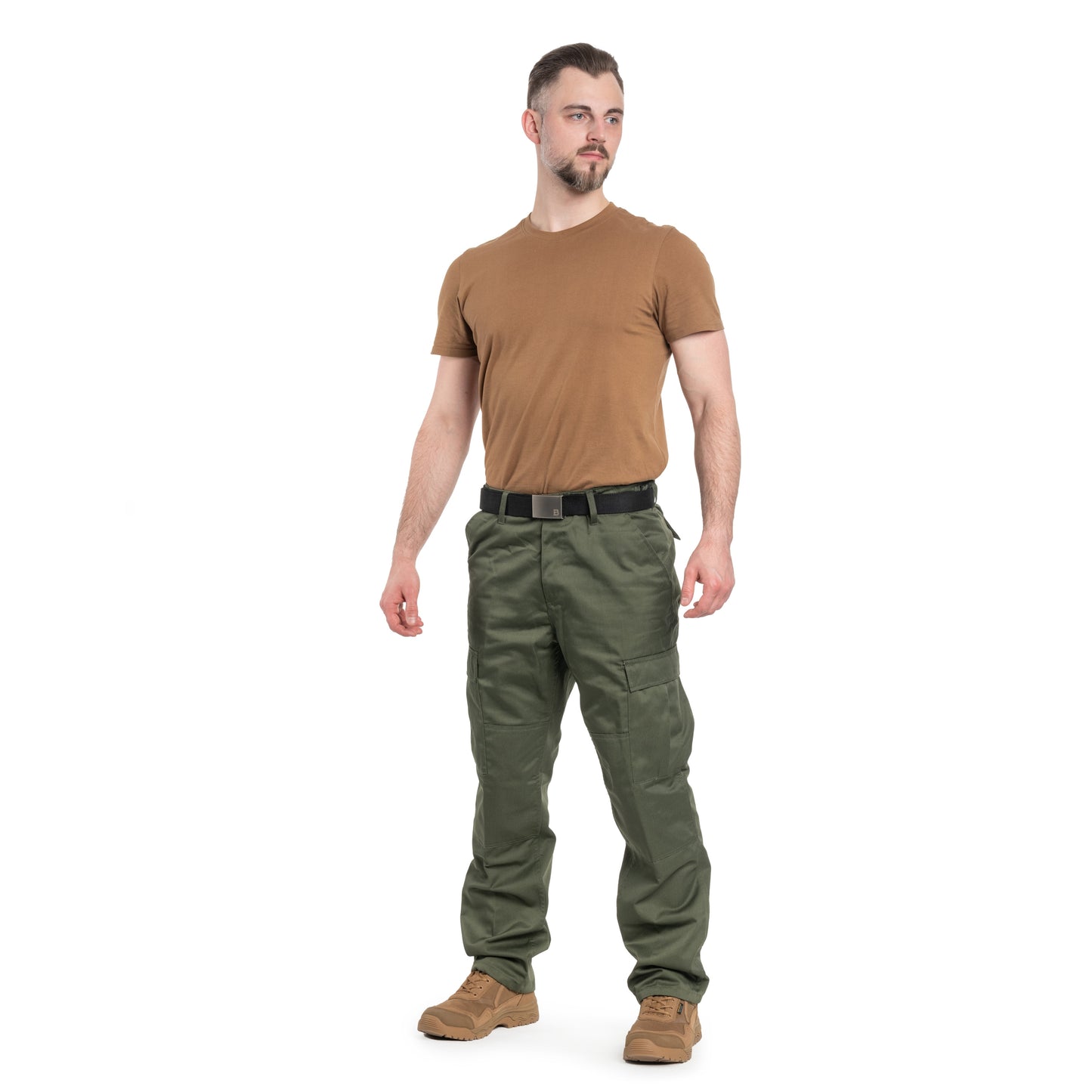 Spodnie wojskowe MFH wzmacniane US Combat BDU - Olive