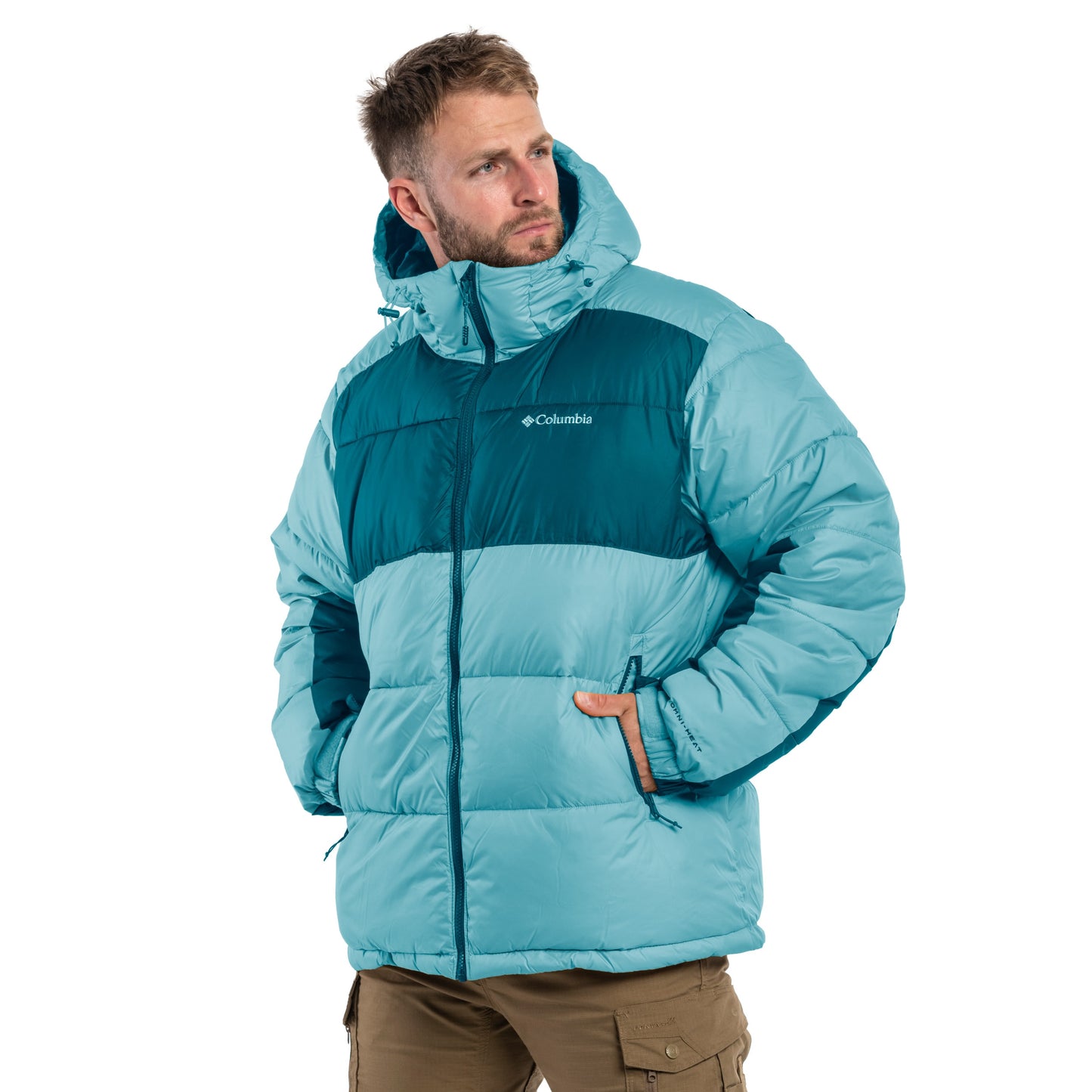 Kurtka Columbia Pike Lake II Hooded - Metal/Night Wave