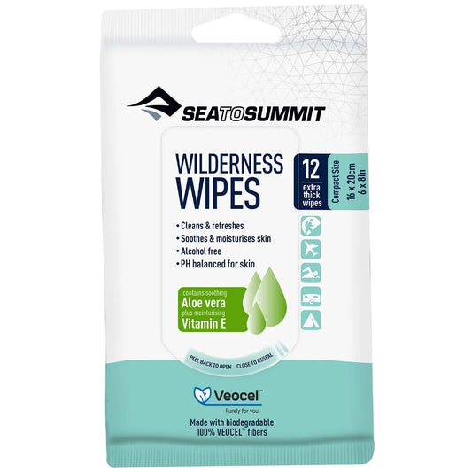 Chusteczki nawilżane Sea To Summit Wilderness Wipes Compact - 12 szt.