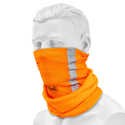 Chusta ochronna Buff Safety Polar Neckwear - Reflective Orange Fluor