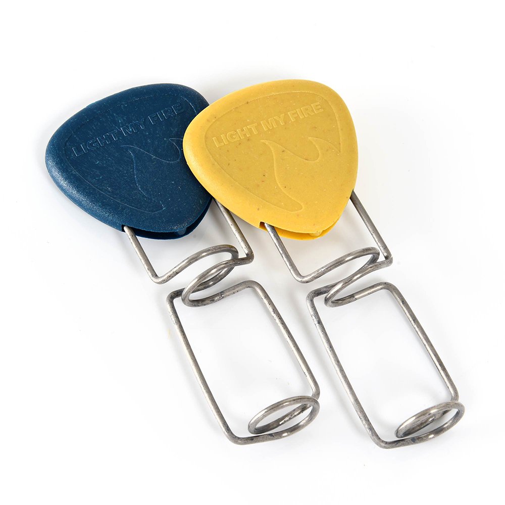 Szpice do pieczenia Light My Fire FireFork BIO 2 szt. - Musty Yellow/Hazy Blue