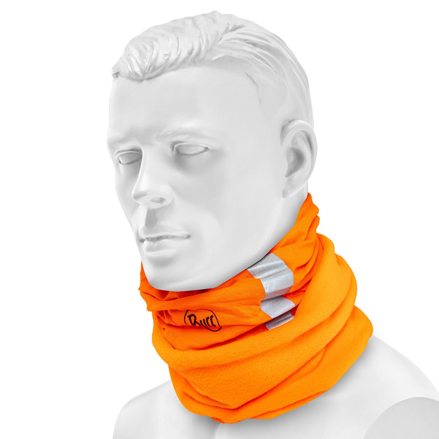 Chusta ochronna Buff Safety Polar Neckwear - Reflective Orange Fluor