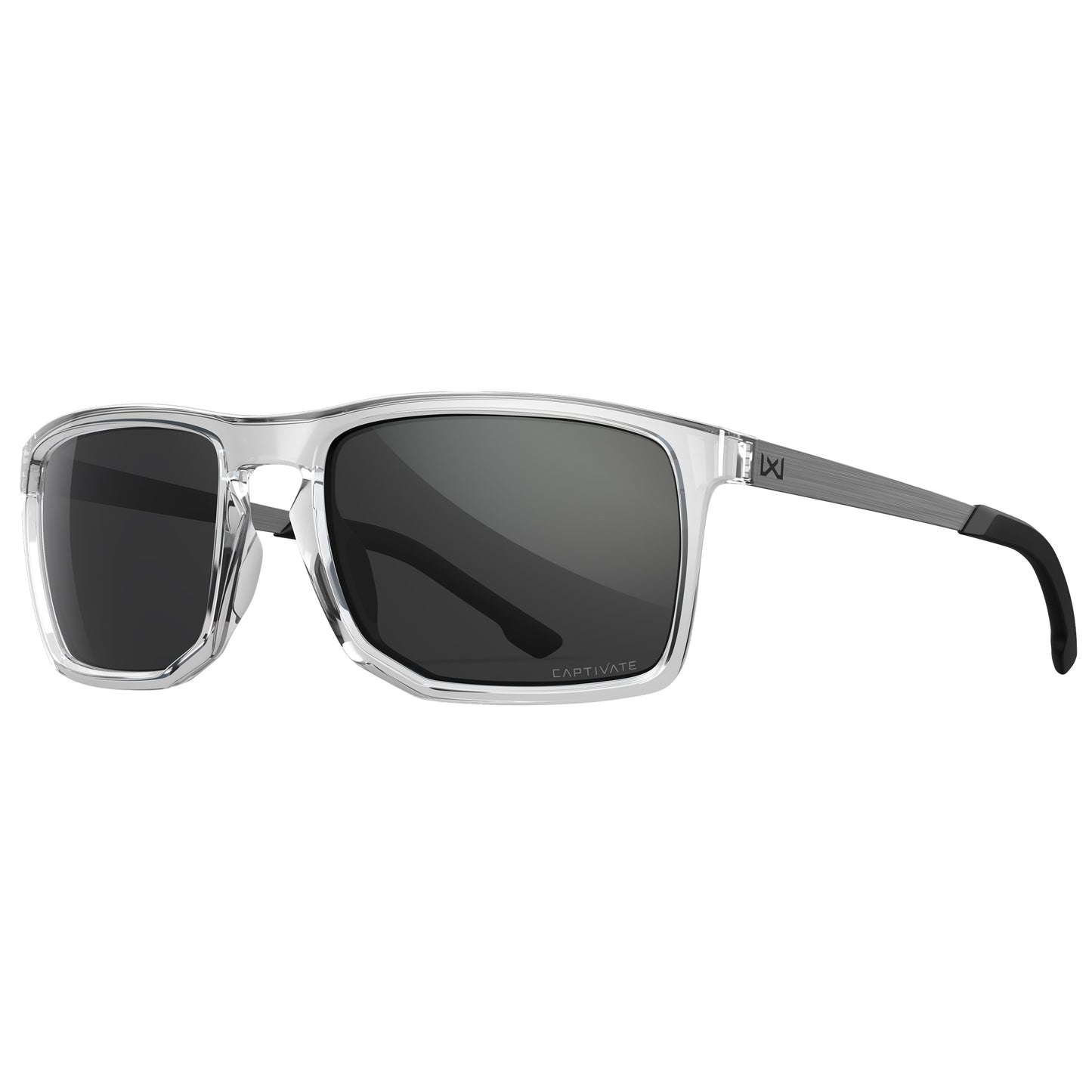 Okulary taktyczne Wiley X Axe - Captivate Grey/Gloss Crystal Clear