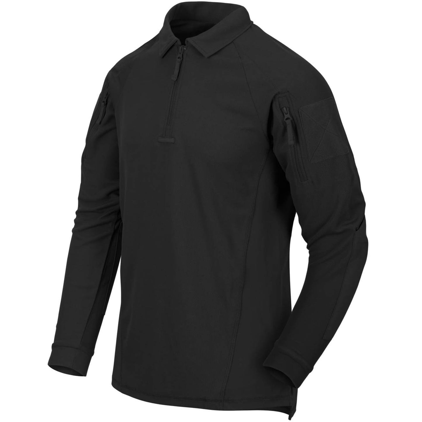 Koszulka polo Helikon Range Long Sleeve - Black