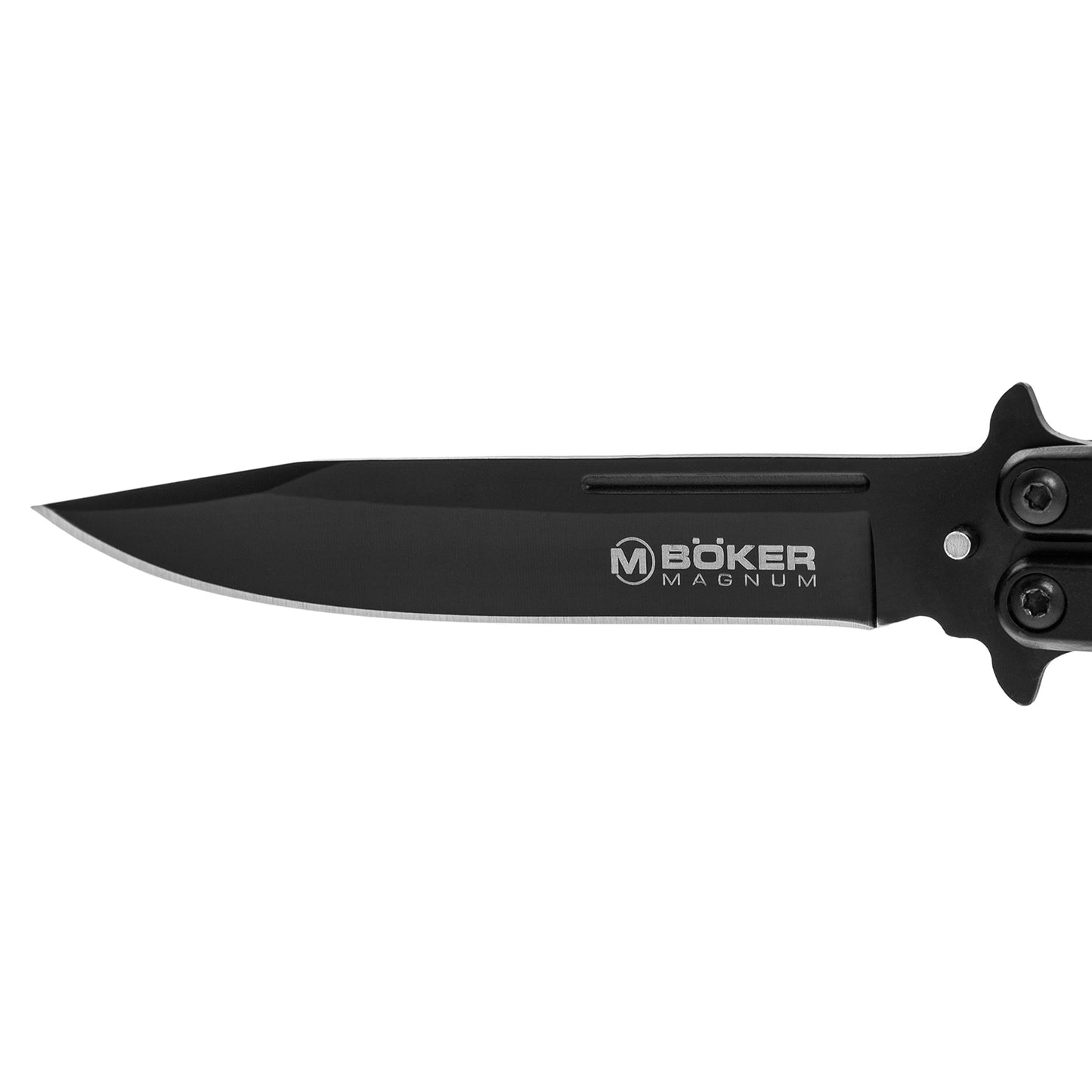Nóż składany motylek Boker Magnum Balisong All Black