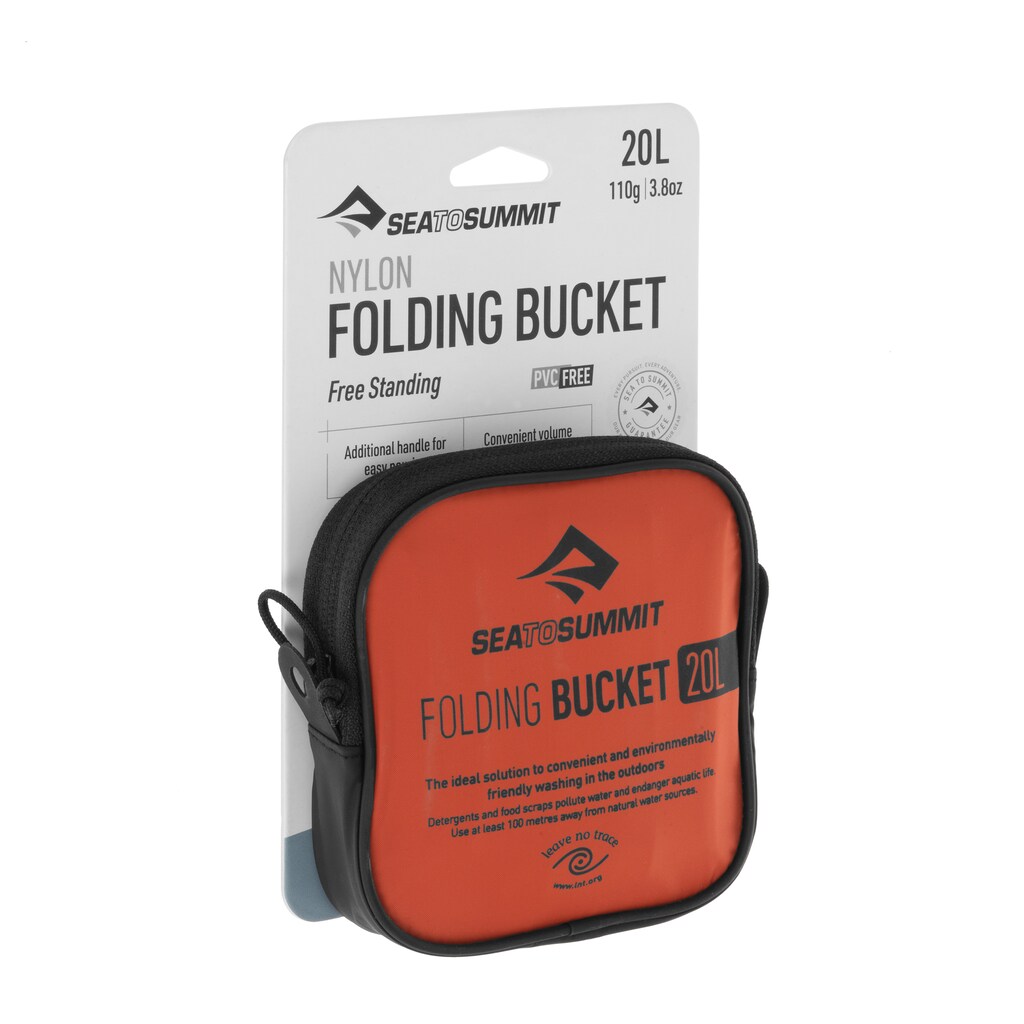 Wiadro turystyczne składane Sea to Summit Folding Bucket 20 l - Red