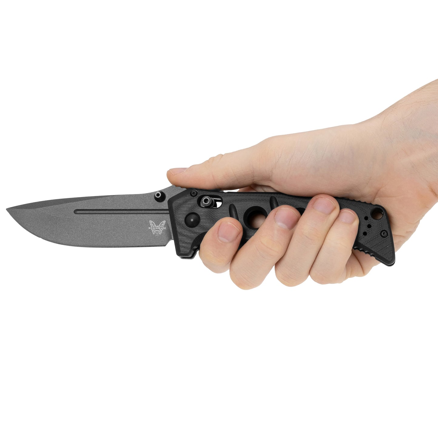 Nóż składany Benchmade Adamas CPM-CruWear - Black G10