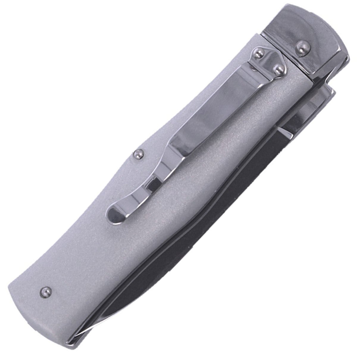 Nóż sprężynowy Mikov Predator ABS 241-NH-1/N Grey - z klipsem