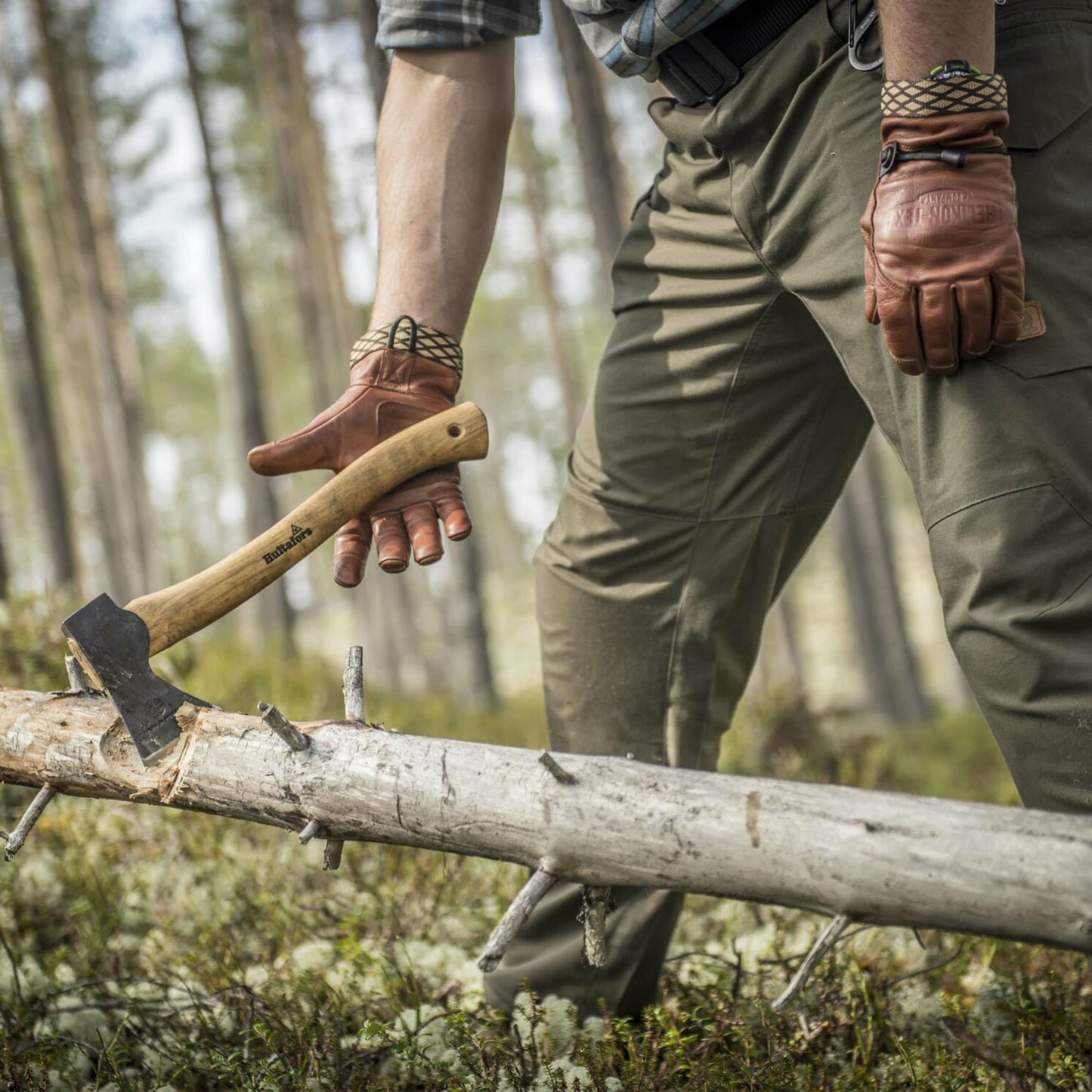 Rękawice Helikon Woodcrafter - U.S. Brown
