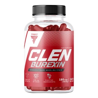 Spalacz tłuszczu Trec Clenburexin 180 kapsułek - suplement diety