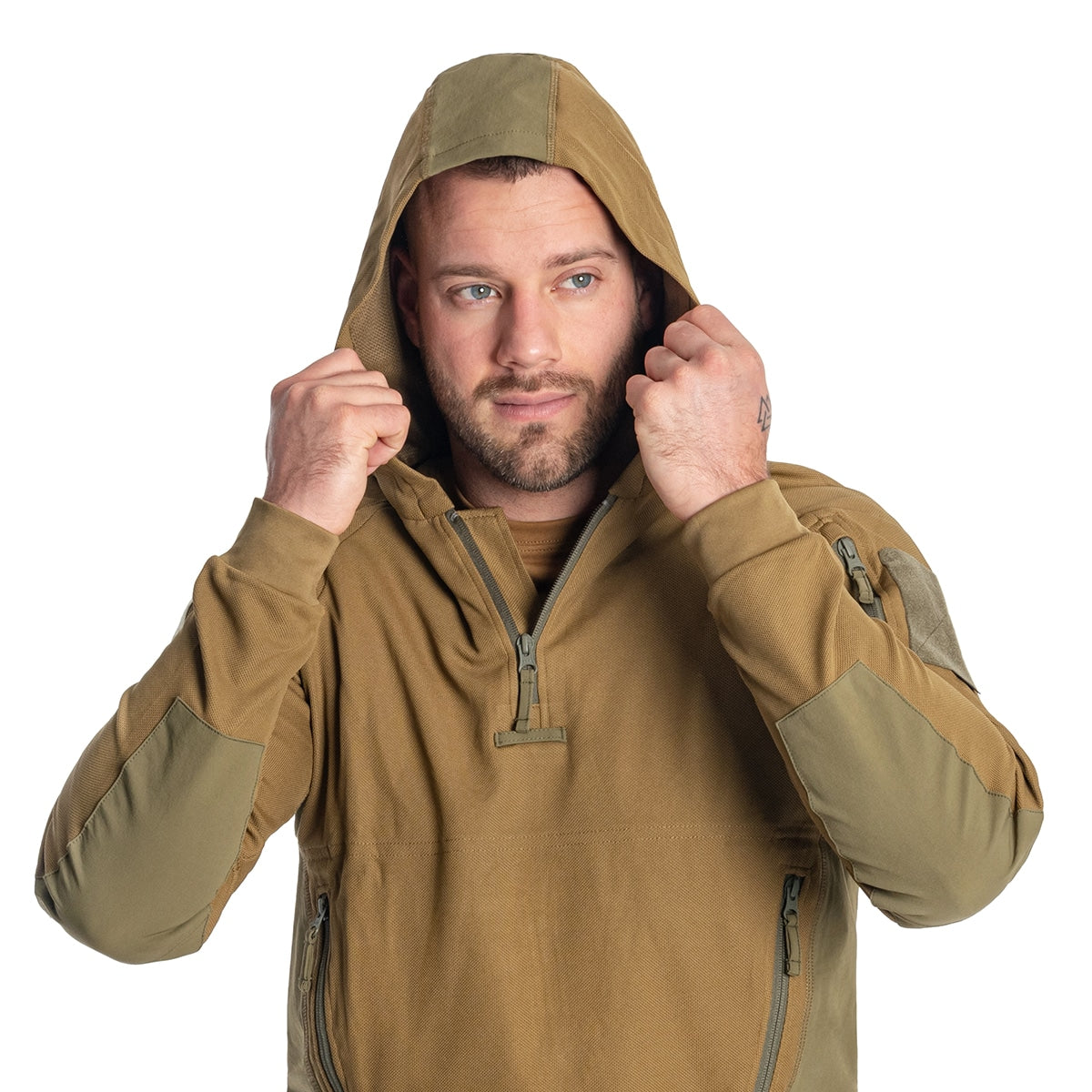 Bluza Helikon Range Hoodie TopCool - Coyote/Adaptive Green